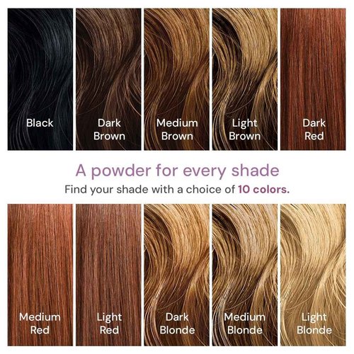 Style Edit Root Touch Up Powder for Dark Brown Hair | Covers Grays and Roots | Mineral-Infused Hairline Concealer - 2 Pack