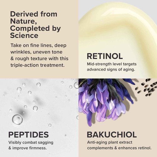 Paula's Choice CLINICAL 0.3% Retinol + 2% Bakuchiol Face Serum Treatment, Anti-Aging Serum for Face with Ceramides, Hylauronic Acid, Vitamin C & E, Deep Wrinkles & Fine Lines, Fragrance-Free, 1 oz