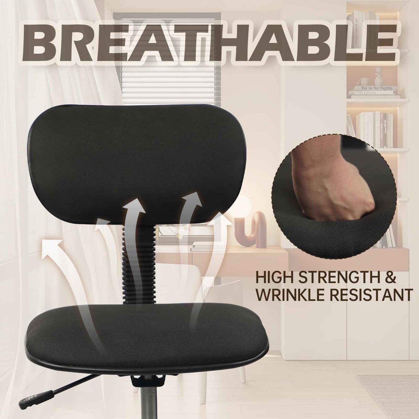 KLASIKA Low Wide Rolling Swivel Stool with Backrest, Adjustable Height Salon Chair Stools with Footrest for Spa Tattoo Office Desk Massage Task Lash Barber Facial, Black 1PK