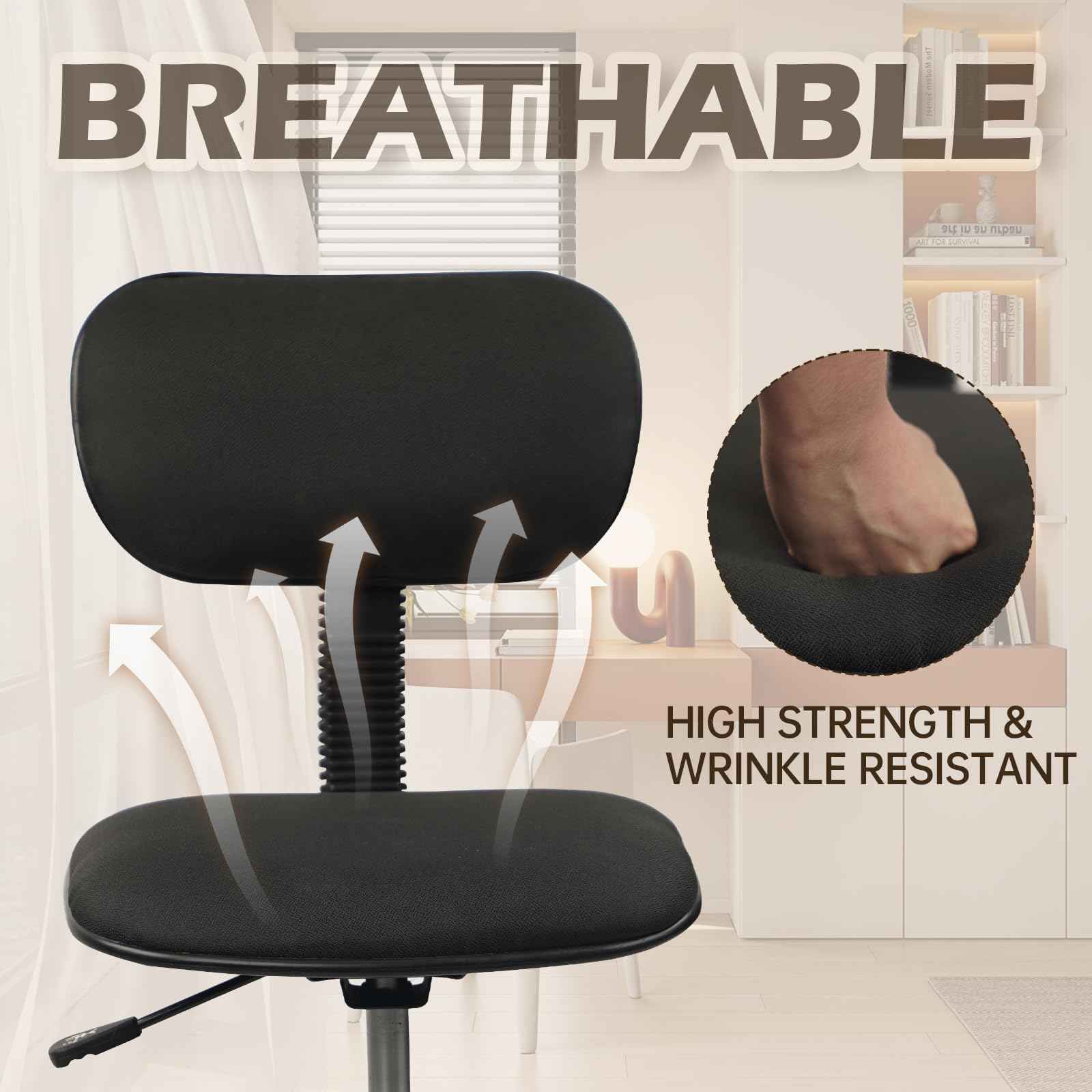 KLASIKA Low Wide Rolling Swivel Stool with Backrest, Adjustable Height Salon Chair Stools with Footrest for Spa Tattoo Office Desk Massage Task Lash Barber Facial, Black 1PK