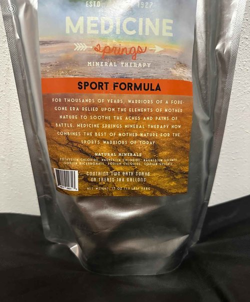 Medicine Springs hot tub Mineral Therapy Dead sea Minerals hot Spring Soaking Collection for Healing Turn Your hot tub into a Soaking Mineral Spring -Sport Formula Treats 400 Gallons