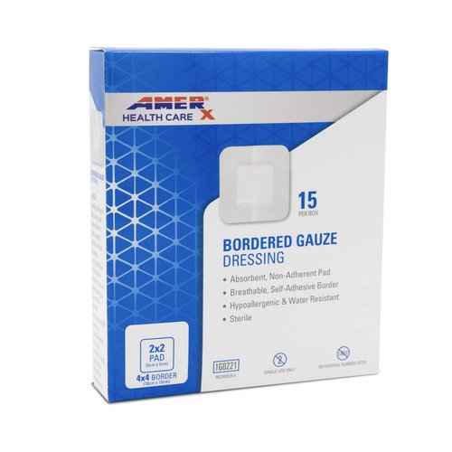 AMERIGEL Total First Aid Bundle - Small - Hydrogel Wound Dressing Moisture Rich Healing Gel (3 oz.) - Saline Wound Wash First Aid Cleansing Solution (7.1 oz.) - Bordered Gauze