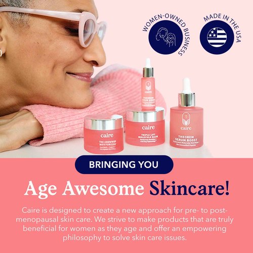 Caire The Grownup Pro-Aging Moisturizer Advanced Hyaluronic Acid Peptide Natural Ceramide Lipid Replenishing moisturizer. Wrinkle Fighting, Collagen Generation (50 ml)