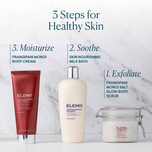 ELEMIS Skin Nourishing Milk Bath 400ml – Softening Body Cleanser for Dry Skin, Gently Moisturizes & Soothes with Milk Protein & Oat Extract