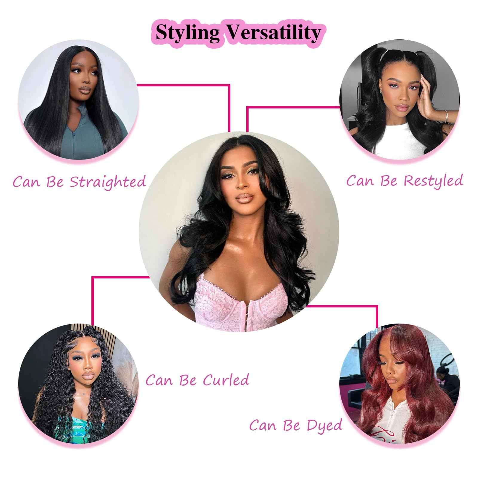 22 24 26 Inch Body Wave Bundles Human Hair 12a Human Hair Bundles 100% Unprocessed Brazilian Virgin Hairfor Black Women Natural Color