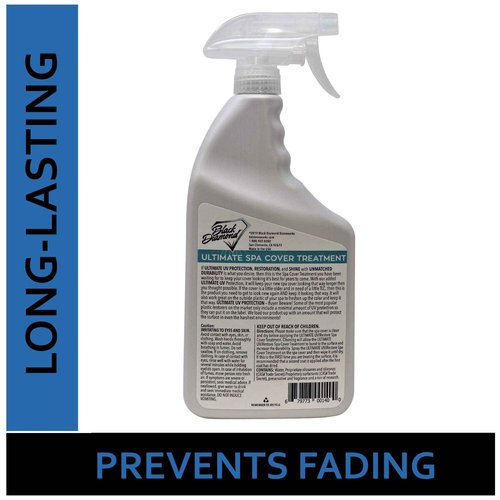 Black Diamond Stoneworks Ultimate Spa Hot Tub UV/Restore Cover Treatment, Protectant, Conditioner for Vinyl and Plastic. 160 Fl Oz (Combo)