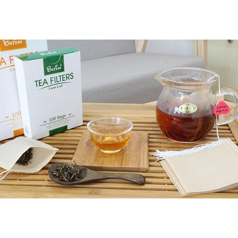 Disposable Tea Filter Bags - Natural Unbleached Paper Infuser