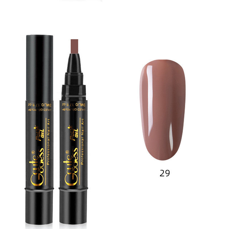 3-in-1 Magnetic Nail Art Pen - Quick-Dry Gel for French & Water Ripple Effects