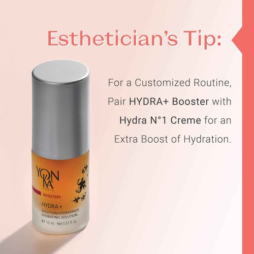 Yon-Ka Booster Hydra Plus | Deeply Hydrating Recovery Concentrate | Treat Seasonal Dryness and Prevent Breakouts | With Vitamin C and Brown Algae | Paraben-Free | 0.51 fl oz