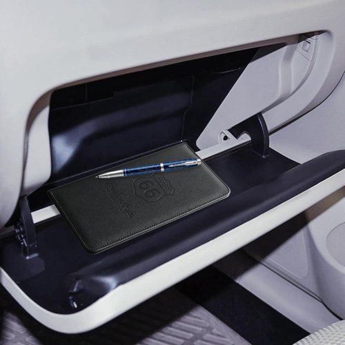 CoBak Car Registration and Insurance Holder - Vehicle Glove Box Car Organizer,Auto Truck Comparment Accessories Case with Magnetic Closure for Driver License,Cards
