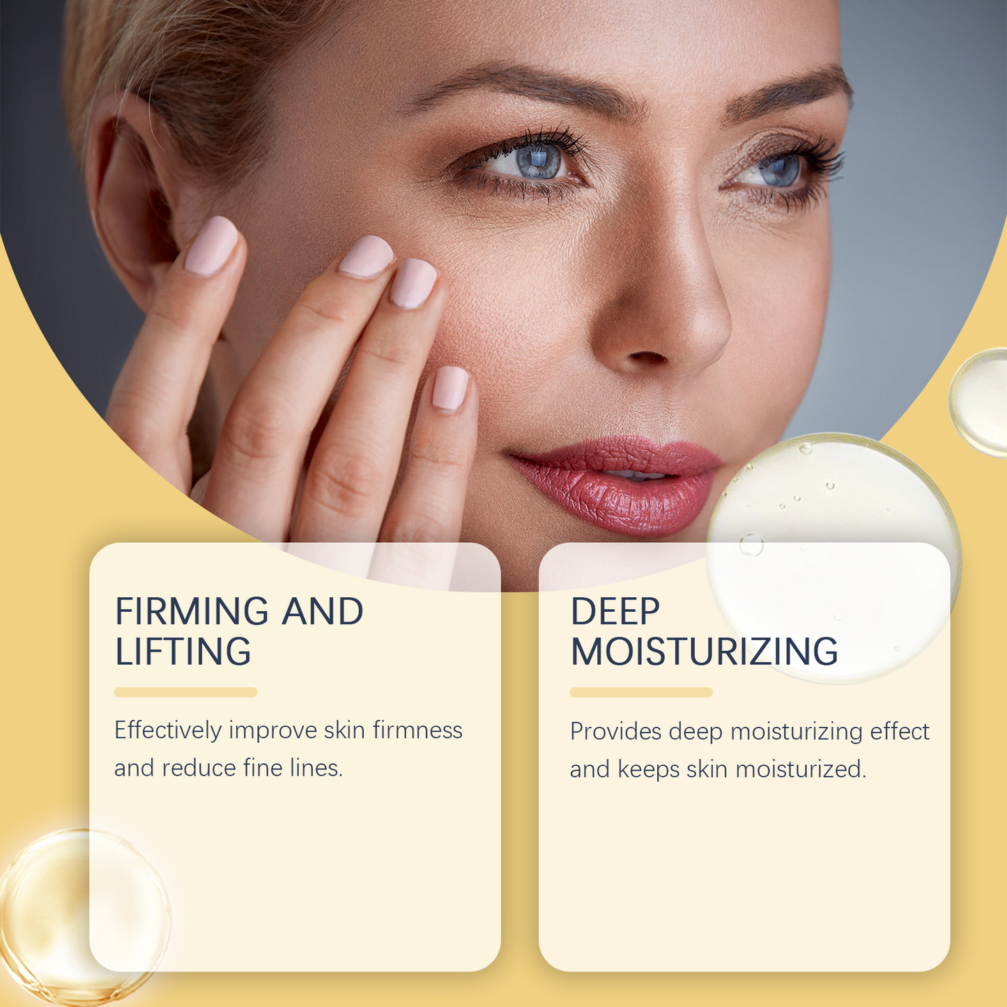 Firming Facial Serum with Retinol & Vitamin C - 30ml Anti-Aging Moisturizer