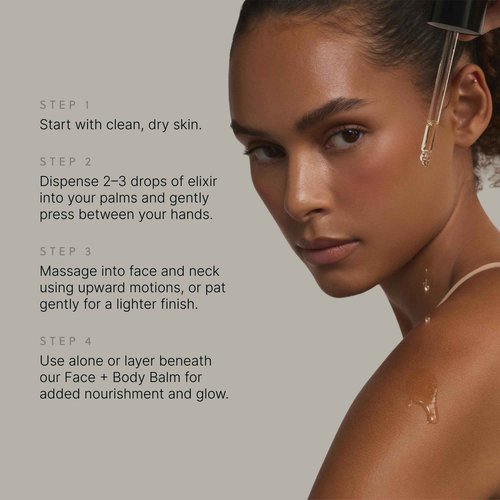 TALOVA - Botanical Elixir 2oz, Botanical Face Oil Moisturizer, Natural & Clean Anti Aging Hydrating Facial Oil with Jojoba, Vitamin E & C Serum, Treats Fine Lines & Wrinkles, Dark Spots Corrector