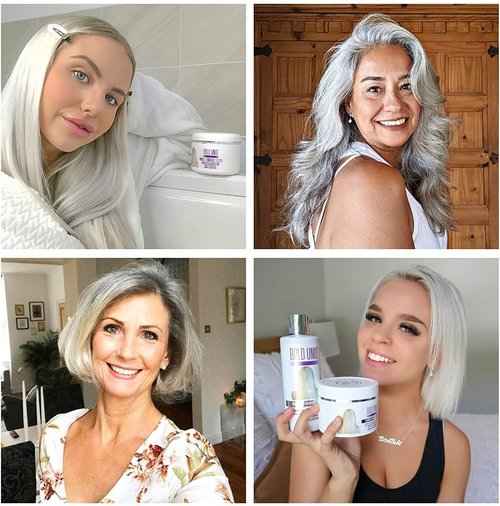 BOLD UNIQ Purple Hair Mask For Blonde, Platinum, Bleached, Silver, Gray, Ash & Brassy Hair & BoldPlex 3 Bond Restore Treatment and BoldPlex 6 Hair Serum Bundle - Cruelty Free and Vegan