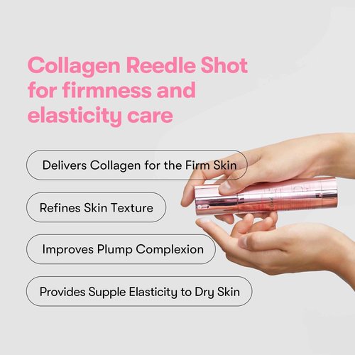 VT COSMETICS PDRN 100 Essence & Collagen Reedle Shot 100, Skin Restoration, Recovery, Collagen Exosome Microneedling Serum, Korean Skin Booster