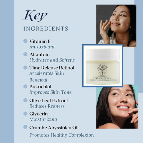 Ayur-Medic Retinol Cream for Wrinkle and Blemish Control