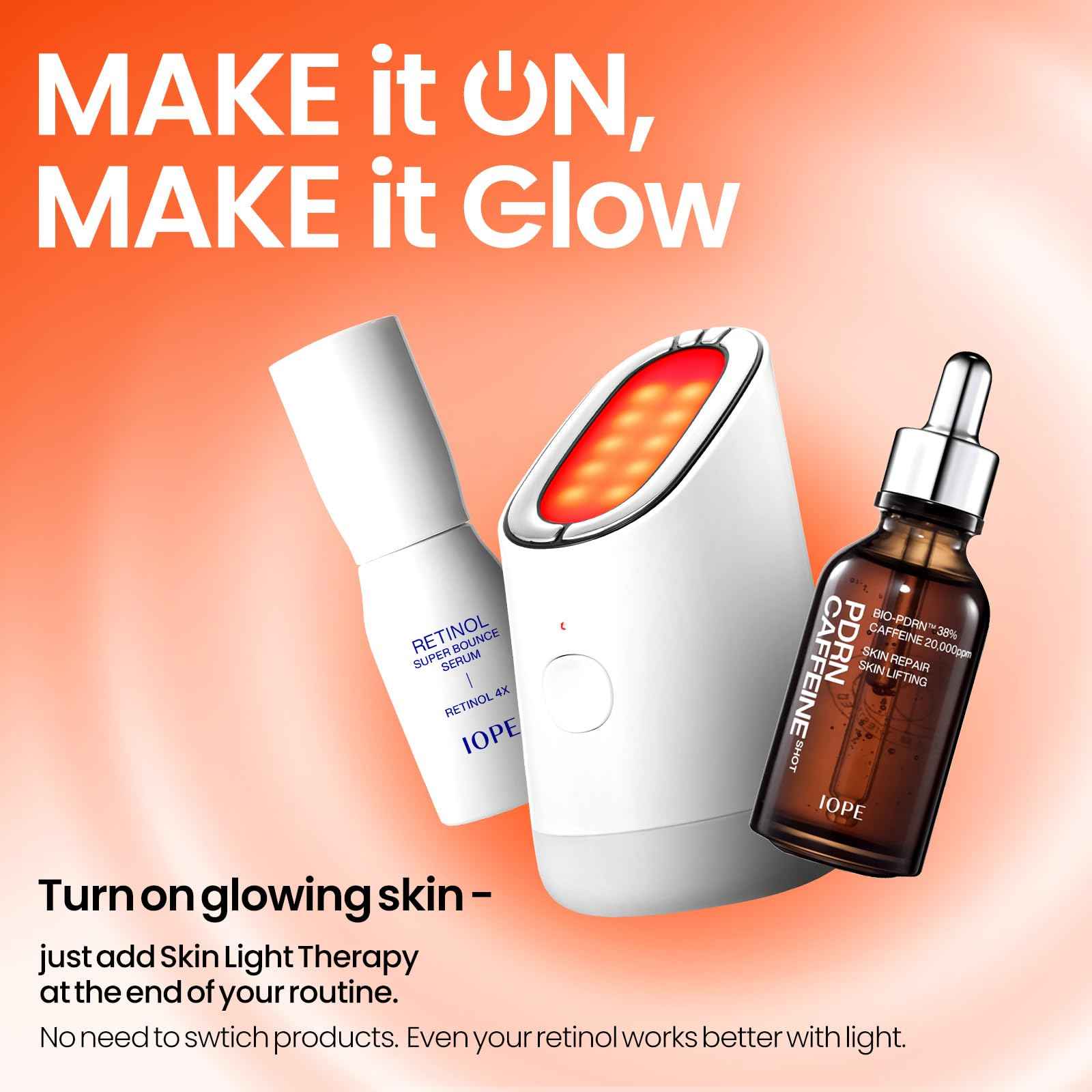 IOPE Retinol Super Bounce Serum | Korean Retinoid Eye Treatment for Anti-Aging, Beginner Friendly, Reduction in Fine Lines & Wrinkles, Firming and Rejuvenating, Daily Glow Routine, 1.69 Fl Oz. (50ml)