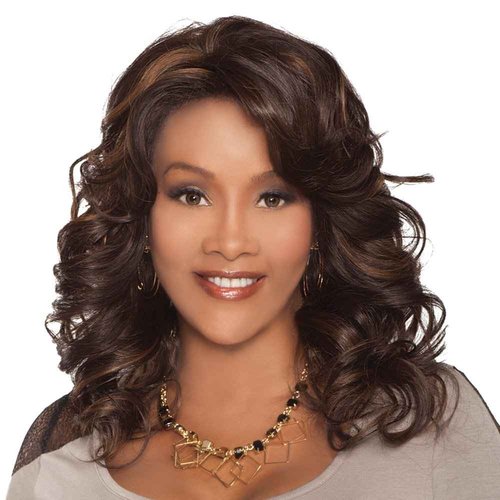 Vivica A. Fox GOLDIE-V New Futura Fiber, Deep Swiss Lace Front Wig in Color P273033