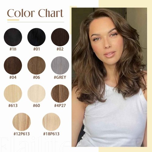 Elailite Human Hair Toppers for Women Real Human Hair Thin 4.7"x3.9" Silk Base Clip in Remy Hairpieces 8 Inch Sandy Blonde mix Bleach Blonde