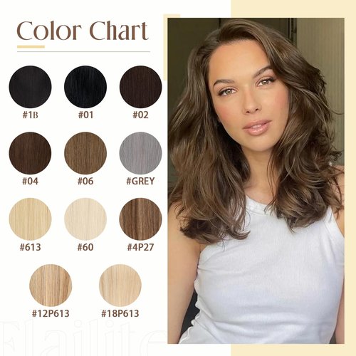 Elailite Human Hair Toppers for Women Real Human Hair Thin 4.7"x3.9" Silk Base Clip in Remy Hairpieces 10 Inch Jet Black