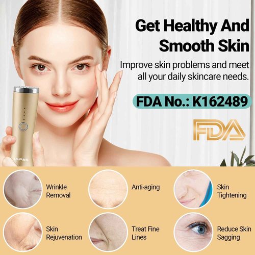 Red Light Therapy for Face - FDA Cleared - UUPAS LED Light Therapy Facial Massager for Face - Skin Tightening Machine for Anti Aging,Wrinkle Removal,Face Lift