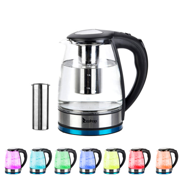 Electric Kettle 1.8L with Filter Screen & Stainless Steel Cover