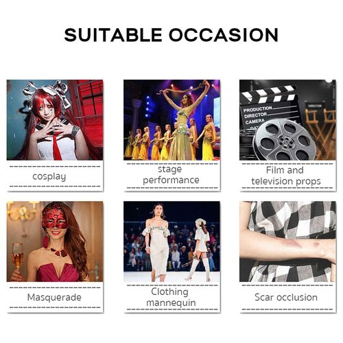 EQAIWUJIE Realistic Silicone Gloves for Crossdressers or prosthetics Soft Silicone Gloves Fake Female Hand (Left Arm, Tan)