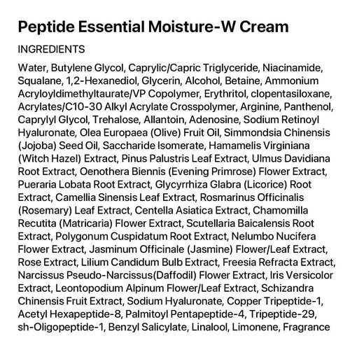 Le' Nubele Peptide Moisture Cream | Korean Skincare, Deep Hydration & Skin Resilience with Advanced Peptide Formula, Gentle for Sensitive Skin, 50ml(1.69 fl. oz)