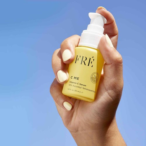 Vitamin C Serum for Face,C ME by FRE Skincare,Anti Aging Brightening for All Skin Types - 10% Vitamin C Serum Vegan with Argan Oil - Helps Even Skin Tone, Brightens Face & Reduces Wrinkles