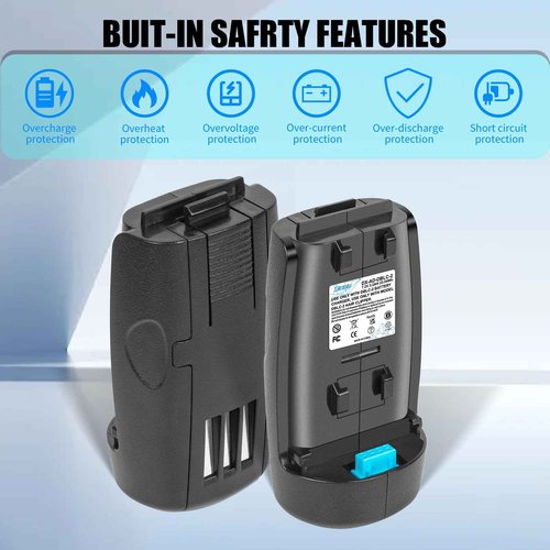 Sicimly DBLC-2 Replacement Battery for Supra ZR II & Pulse ZR II Cordless Clippers - Compatible with 79170 79025 79005 561458 560470 Models-Upgraded long-lasting li-ion(3.5H Use),Fits Original Charger