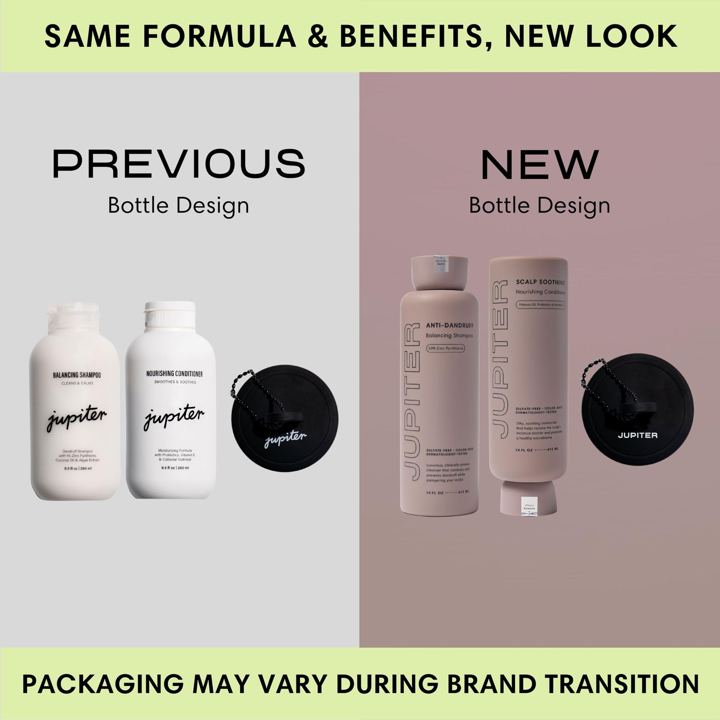 Jupiter Anti Dandruff Shampoo, Conditioner, & Scalp Scrubber for Flaky, Itchy & Dry Scalp - Hydrates & Reduces Flakes - Scalp Treatment & Hair Care Set - Color-Safe, Sulfate-Free, Paraben-Free