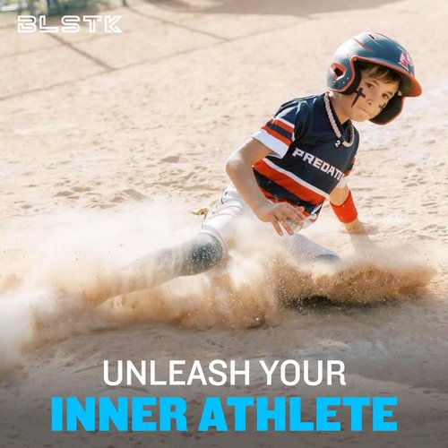 BLSTK Athletics - Sports Eye Black Temporary Tattoos (Cross - 24 Pack) Made in The USA No Grease, No Mess, Fast Application Eye Black Accessories for Football, Baseball, Softball, Lacrosse & More