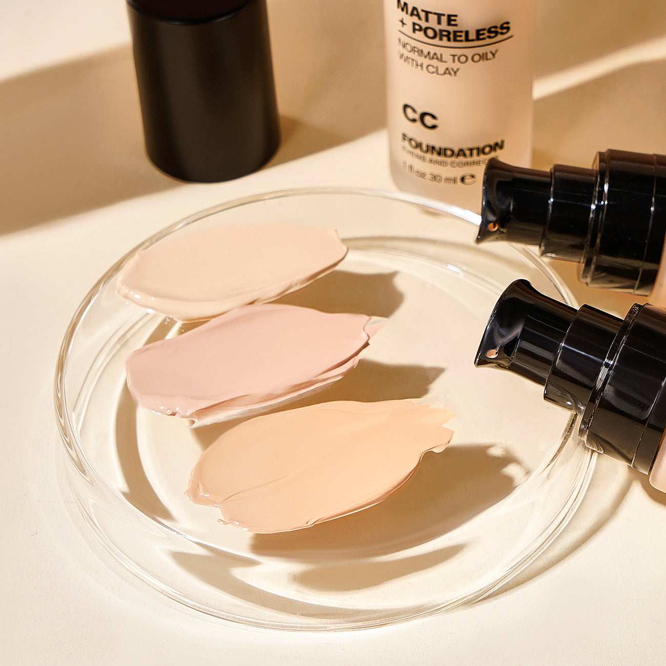 Moisturizing Liquid Foundation & Concealer Set - Long Lasting, Natural & Ivory White