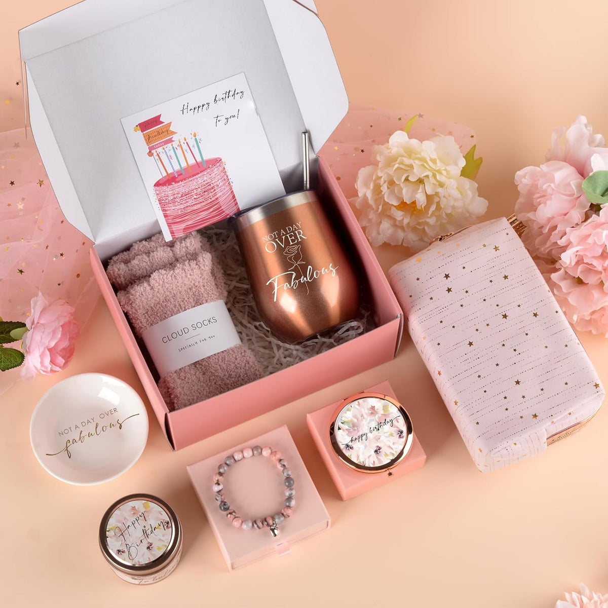 Aromatherapy Candle Bath Set Gift Box - Home Spa & Relaxation