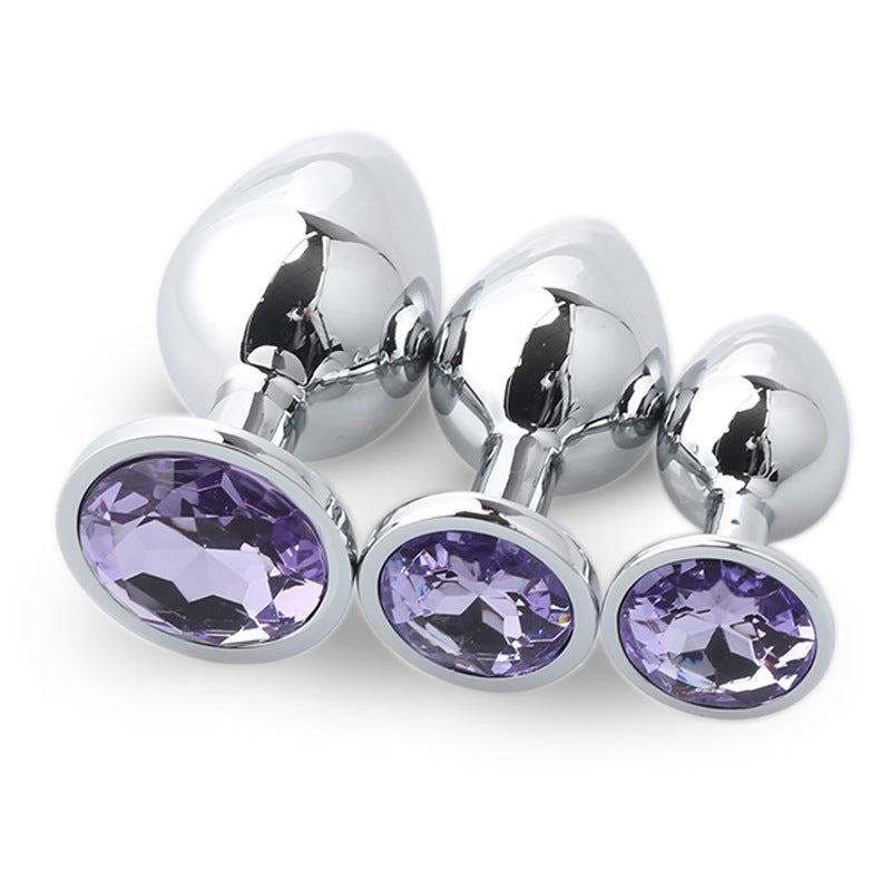 Metal Anal Plug Set - Adult Leisure Toys for Backdoor Stimulation
