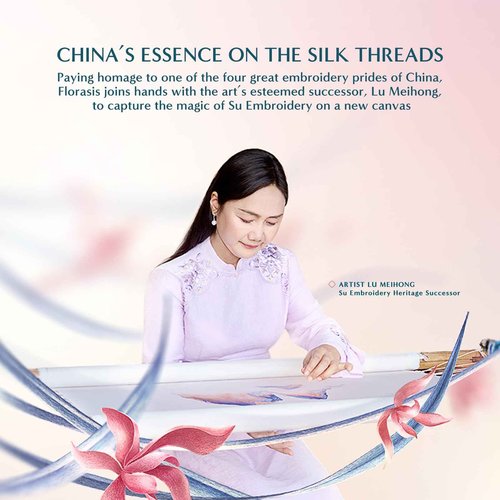 FLORASIS Flawless Jade Breathable Longwear Cushion Foundation (Ode to Embroidery) (N25 Rippling Lotus, 1 Count)