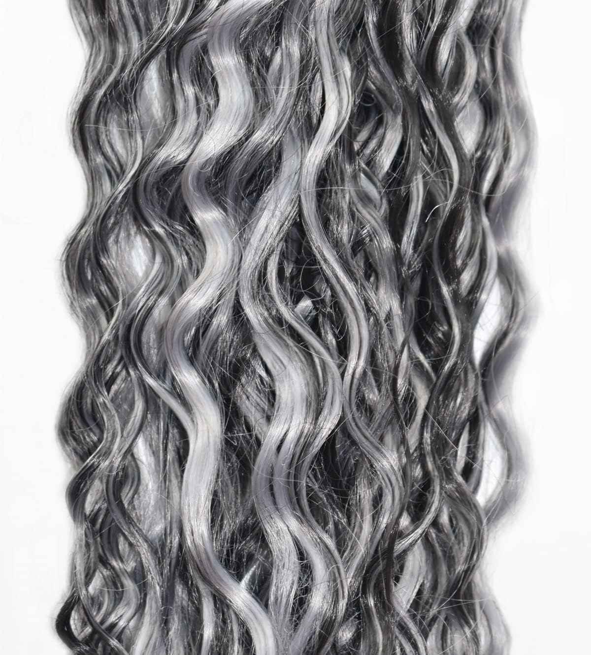 Habiliana Bundles Human Hair 26 28 30 Inch Jerry Curly Wave P1B/GREY Human Hair Bundles 11A Unprocessed Brazilian Virgin Quick Weave Hair Extensions for Black Women