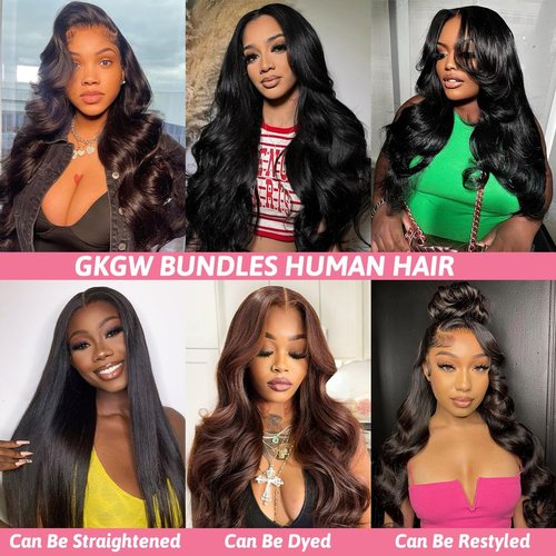 Brazilian Body Wave One Bundle 30 Inch Brazilian Virgin Human Hair 100% Unprocessed Brazilian Body Wave Weave Human Hair Bundles Natural Black Color (BW-1-bundle, 30inch)