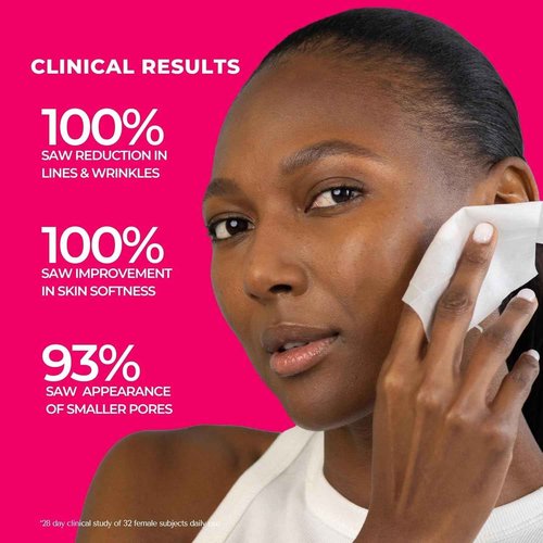 BeautyStat Brighten & Strengthen Daily Travel Starter Kit: 10ml Universal C Skin Refiner, 10ml Probiotic Moisture Boost Cream, 30ml Microbiome Purifying Cleanser, (3) Triple Action Daily Peels