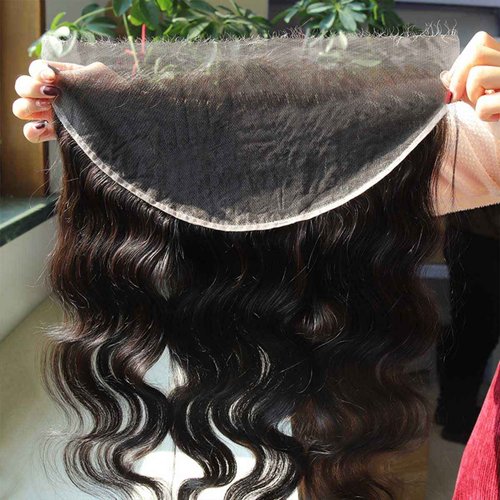WOWANGEL 13x6 0.095mm Ultra-Thin Skinlike Real HD Lace Frontal & Closure,Body Wave Natural Hairstyles,Pre-Plucked Invisible Hairline,Unprocessed Virgin Human Hair,Invisible Knots HD Lace,12inch