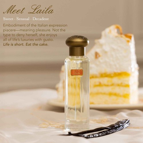 Tocca Laila Women's Perfume Travel Spray, 0.68 oz. (20 ml) - Bergamot, Vanilla & Amber, Sweet and Decadent Eau de Parfum