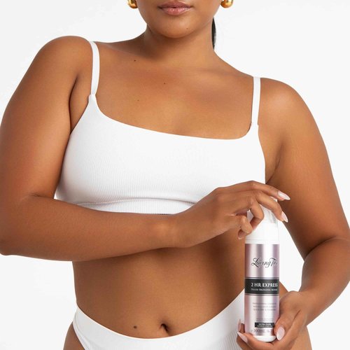 Loving Tan 2 HR Express Self Tanning Mousse, Ultra Dark - Streak Free, Natural, Professional Quality - 5+ Sunless Self Tanner Applications per Bottle, Cruelty Free, Naturally Derived DHA - 6.7 FL Oz
