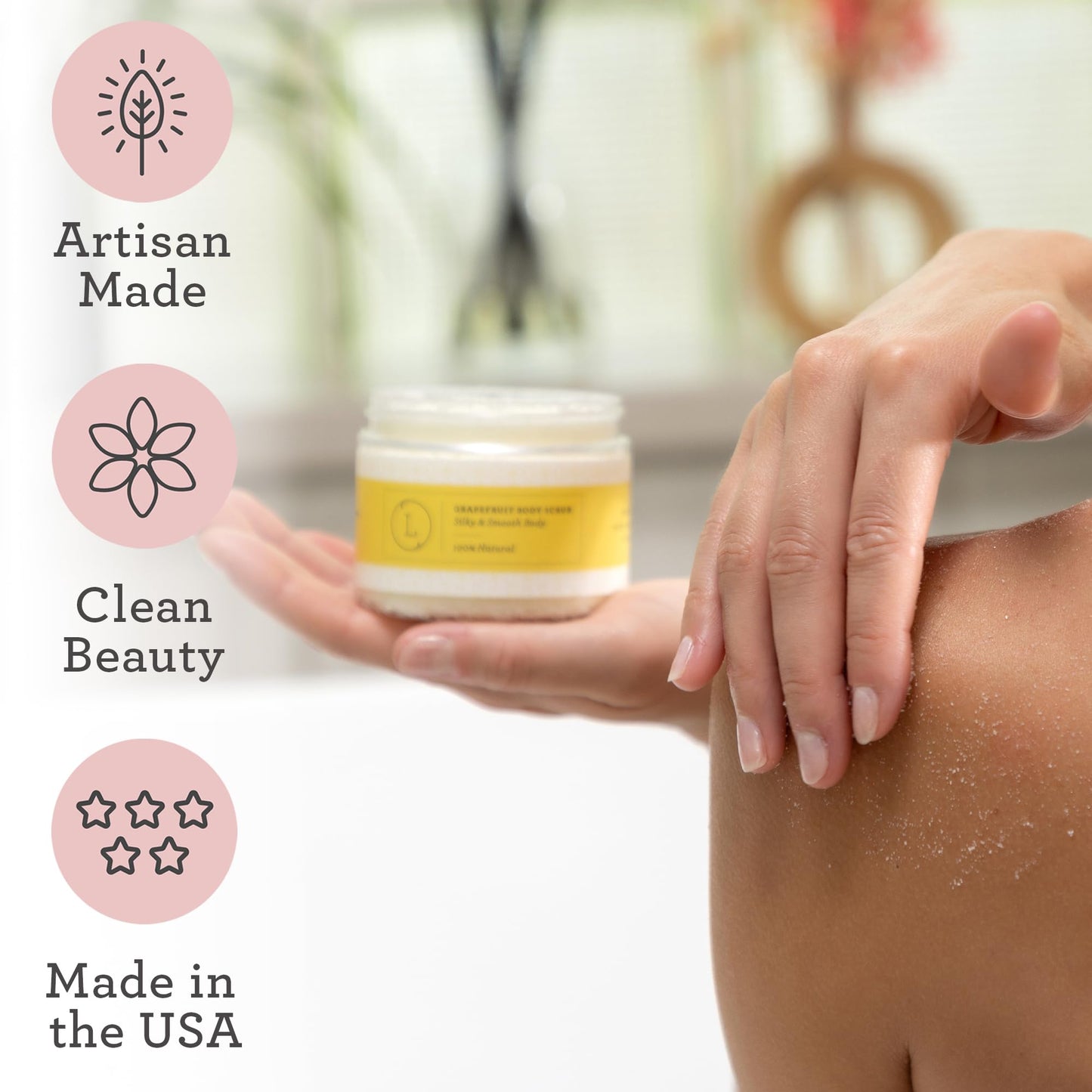 Lizush Luxury Spa Gifts for Women - 9 Piece Citrus Spa Gift Baskets for Women, Relaxation Birthday Gift Set, Handmade in the USA, Self Care Gift Sets For Wife, Mom, Co-Worker, Best Friend