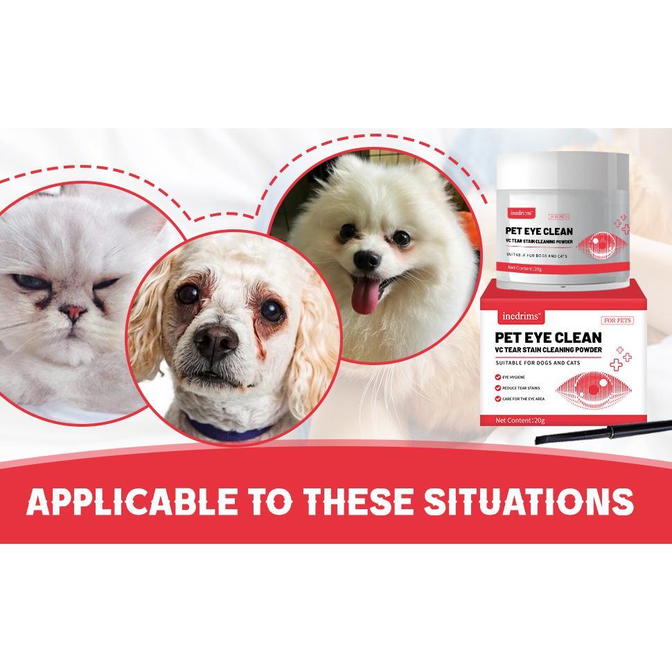 Pet Tear Stain Removal Powder - Gentle Eye & Fur Brightening, 1PC