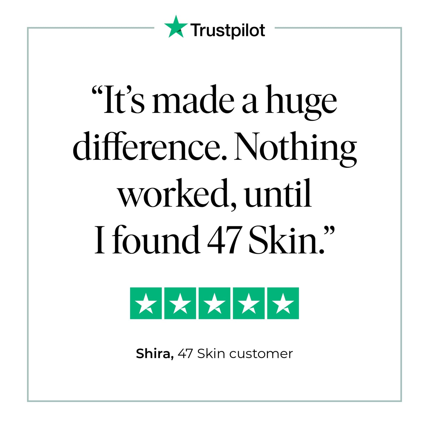 47 Skin Hydrating Face Serum for Clearing Acne and Scars, Anti-Blemish & Scar Repair Serum Skincare Treatment with Silver Chitoderm Smooth Skin Moisturiser Serum for All Skin Types (1.69 oz)