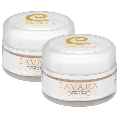 Eavara Face Moisturizer Cream, Anti Aging, Natural, and Organic Facial Lotion with Hyaluronic Acid, Shea Butter, Jojoba, Rosehip, and Kukui Oil, For Women And Men