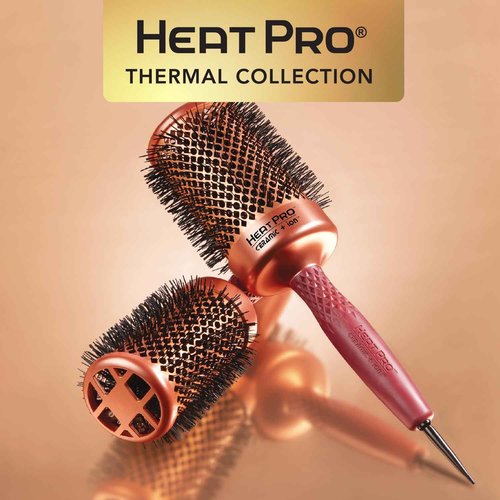 Olivia Garden Heat Pro Round Thermal Hair Brush Set, 3 Count