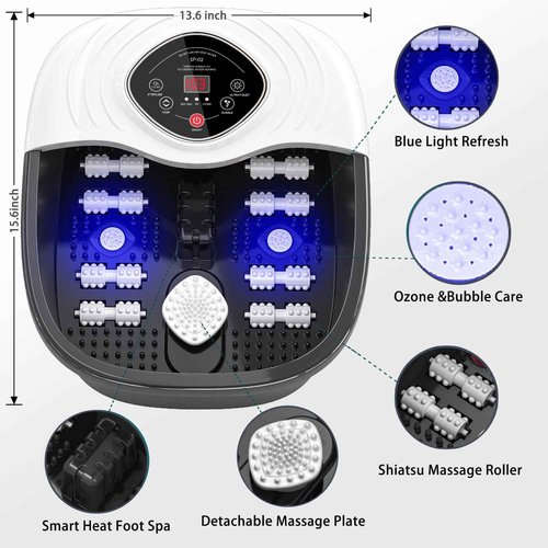 closewave Foot Spa Bath Massager with Heat