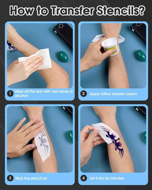 Phomemo M08F Tattoo Printer & 110 Pcs Tattoo Paper