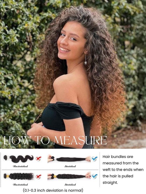 Anmetan 12A Brown Ombre Human Hair Bundles Water Wave 18 Inch, Chestnut Ombre Brown Wet n Wavy Single Bundle with Dark Roots 3 Tone Color #T1B/2/30 Thick Sew In Weave Remy Hair Keep Soft After Washes