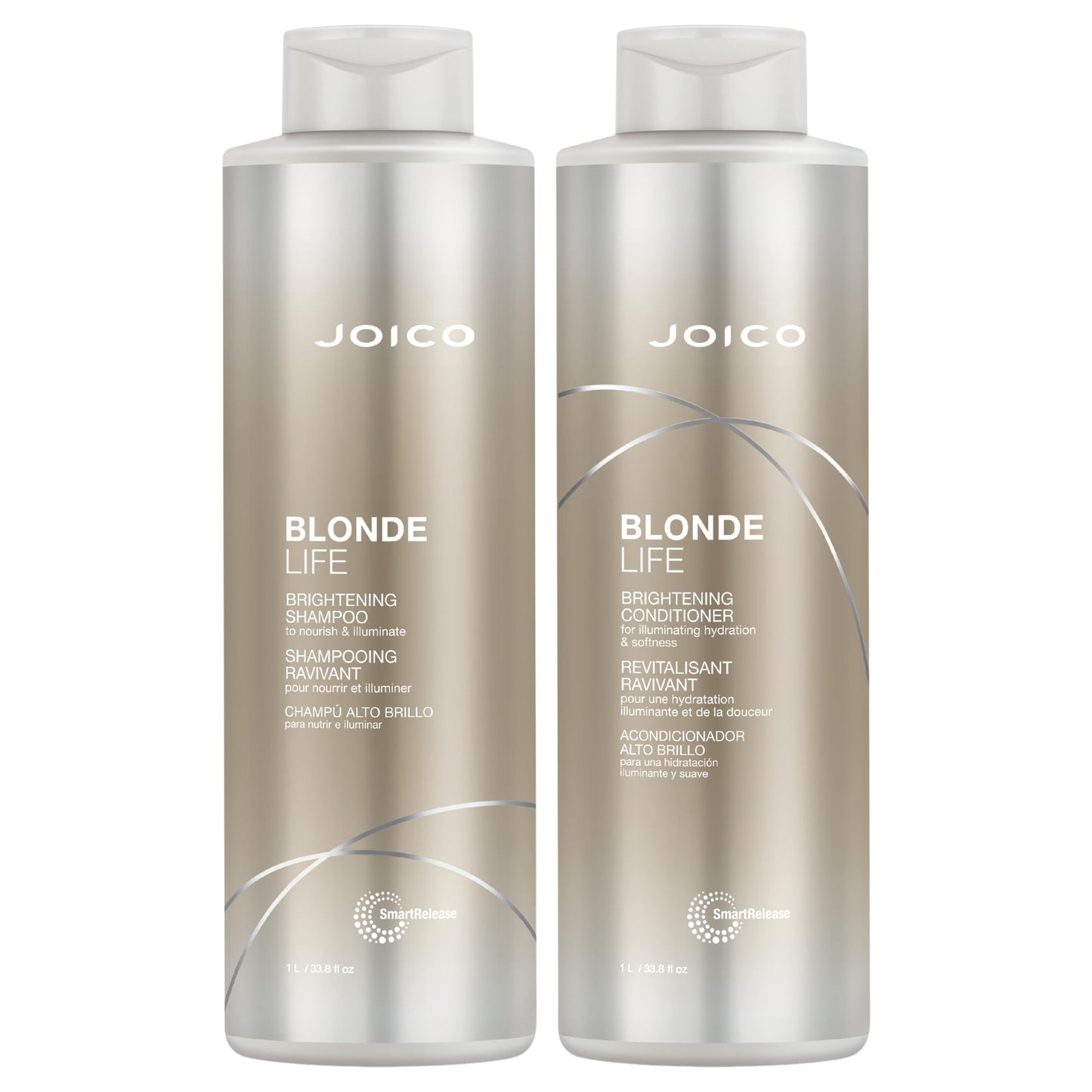 Joico Blonde Life Brightening Shampoo and Conditioner Set, 33.8-Ounce